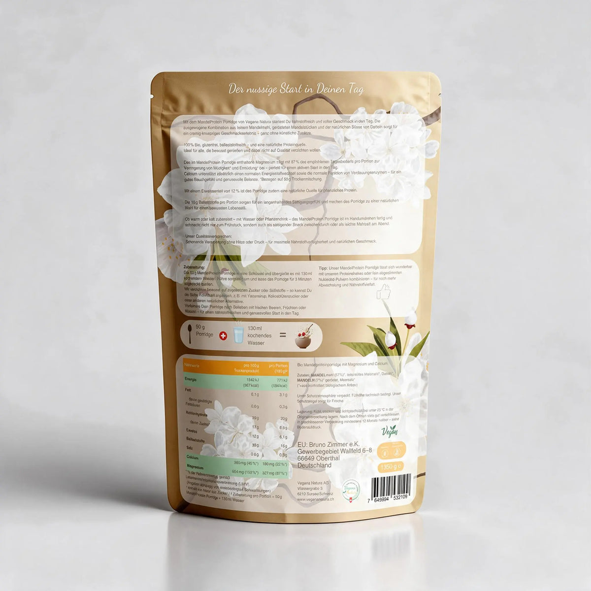 MandelProtein PORRIDGE BIO 450 g