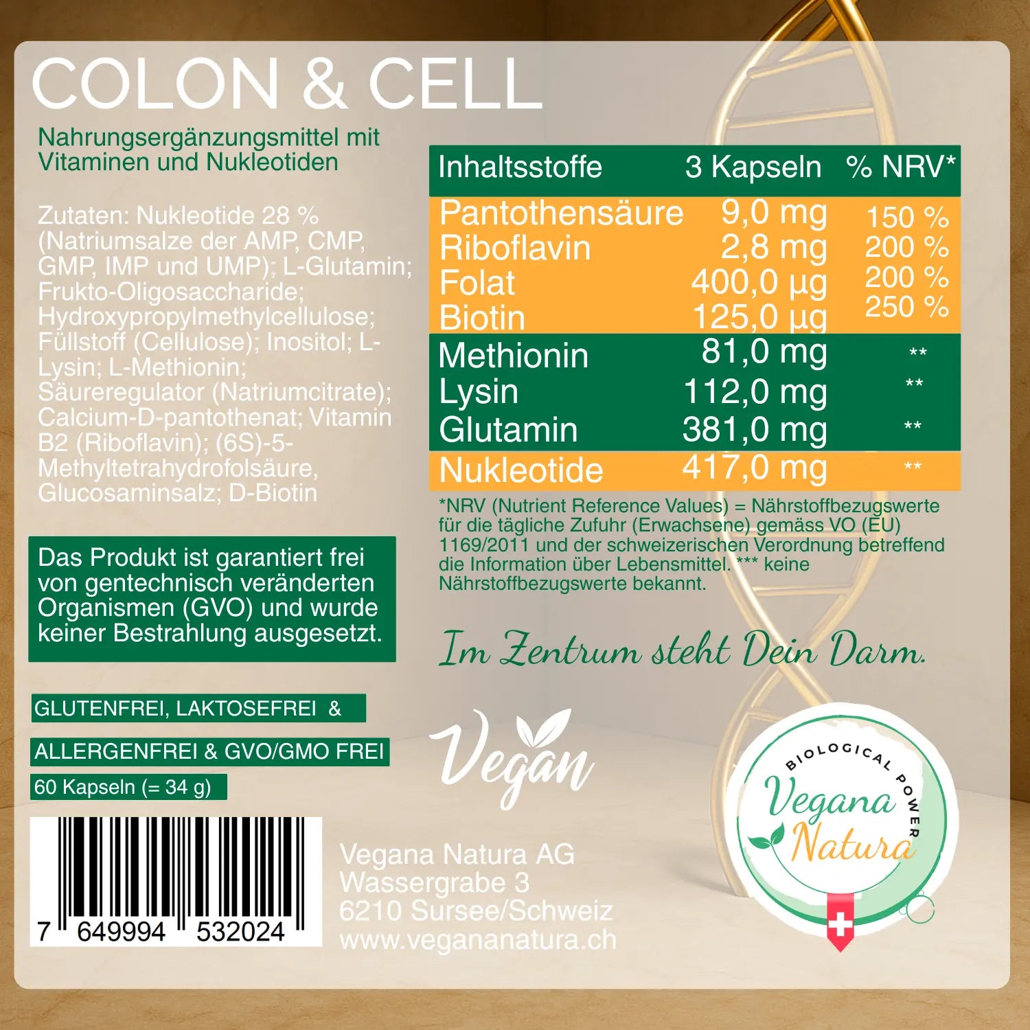 Nukleotide - Colon & Cell