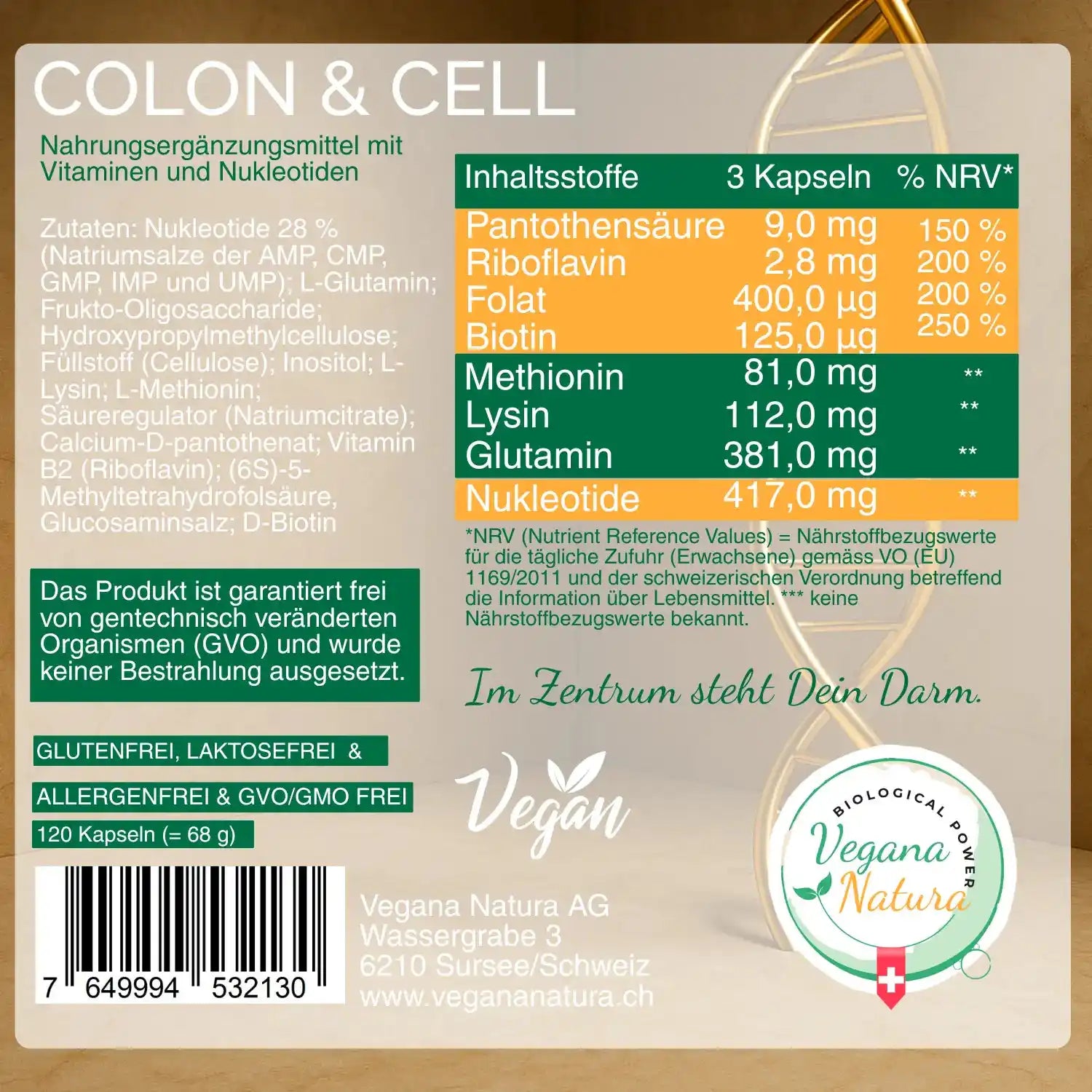 Nukleotide - Colon & Cell