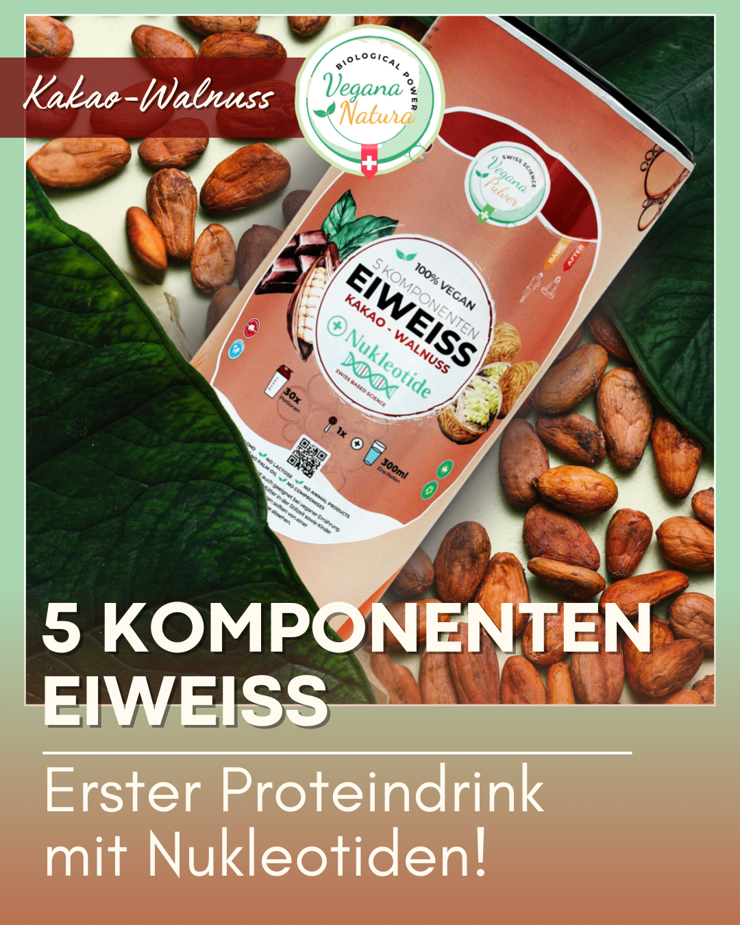 Nukleotide Proteinpulver vegan