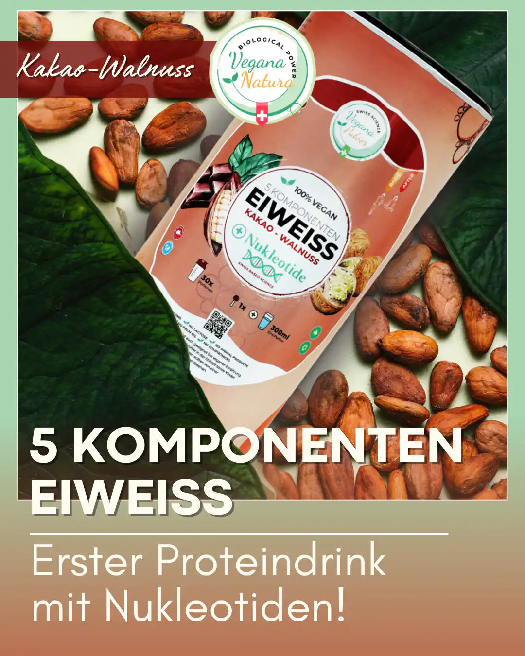 Nukleotide Proteinpulver vegan