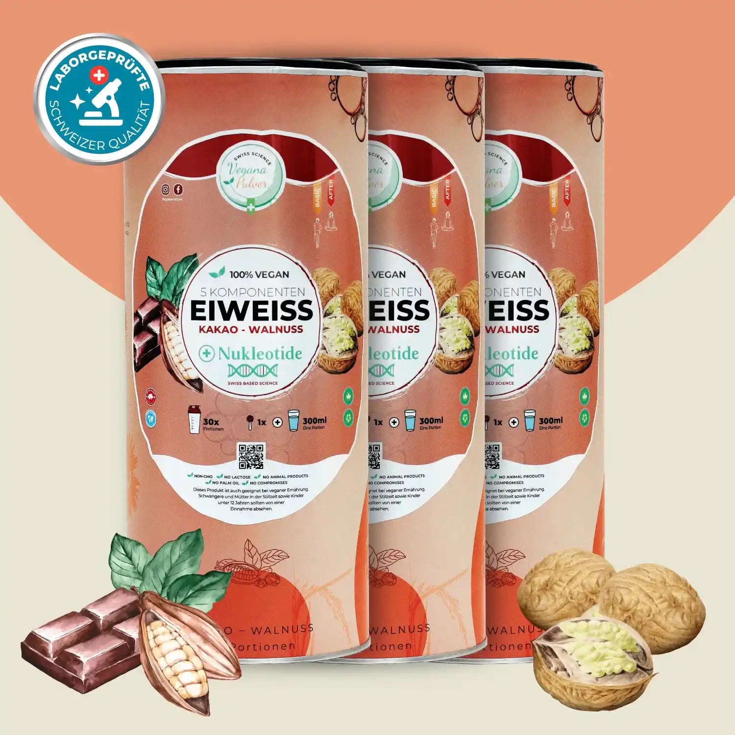 Nukleotide Proteinpulver vegan