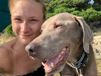 Liz mit Balu