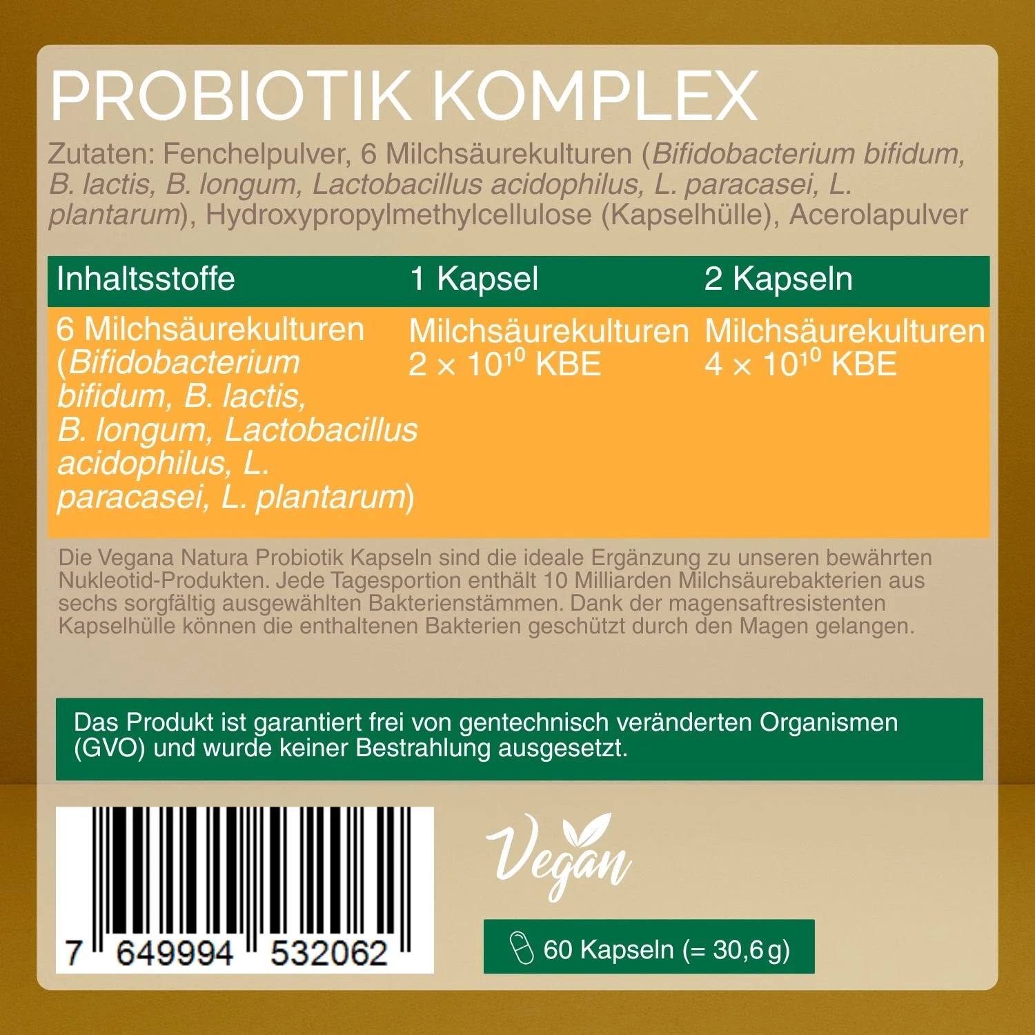 Probiotik Kapseln