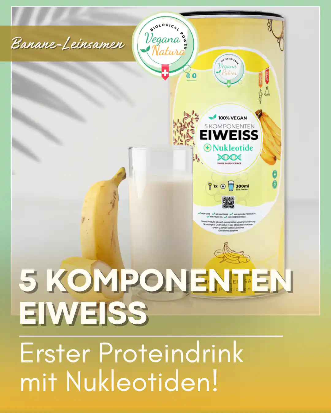Nukleotide Proteinpulver vegan